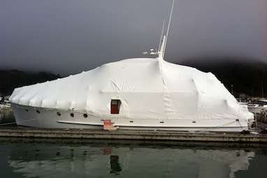 boat shrink wrap system